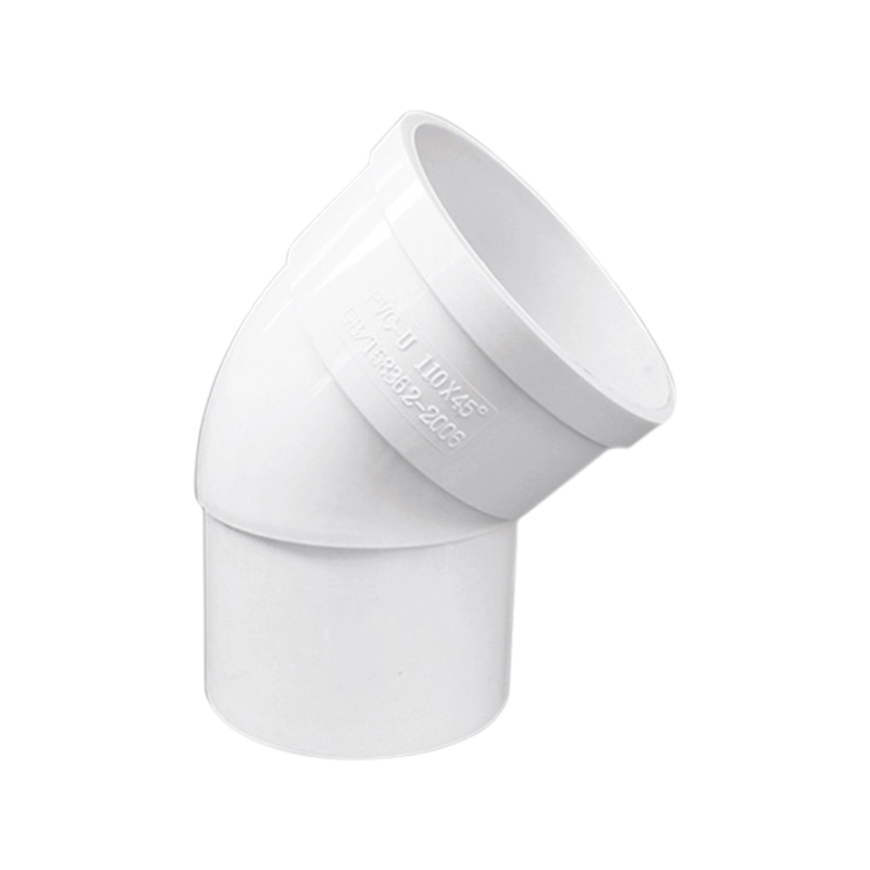 كوع مخفض من مادة البولي فينيل كلوريد مقاس 45°