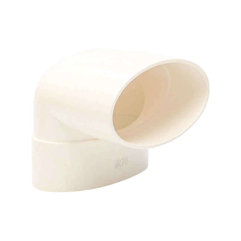 كوع مسطح من مادة PVC مقاس 90°