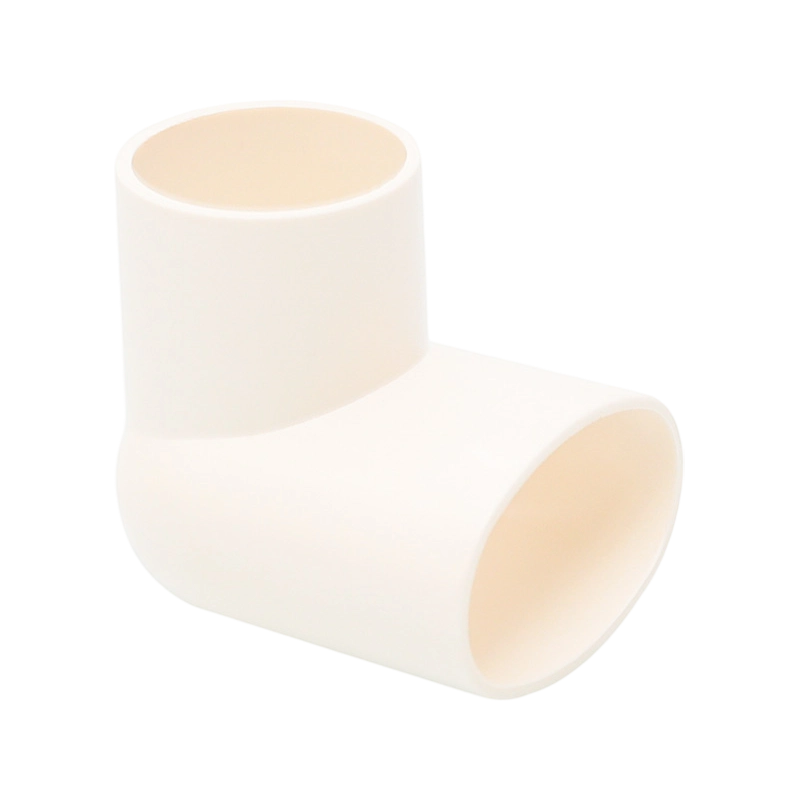 كوع تصغير دائري إلى مسطح مصنوع من مادة البولي فينيل كلوريد