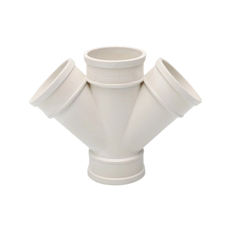 45°PVC صليب فرع Y