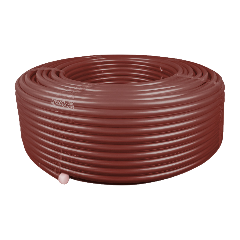 أنبوب التدفئة تحت الأرضية PE-RT باللون الأحمر (طبقة واحدة)